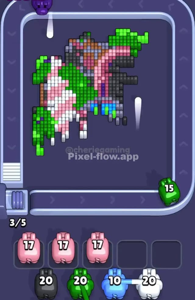 Pixel Flow Level 1728 Solution 2