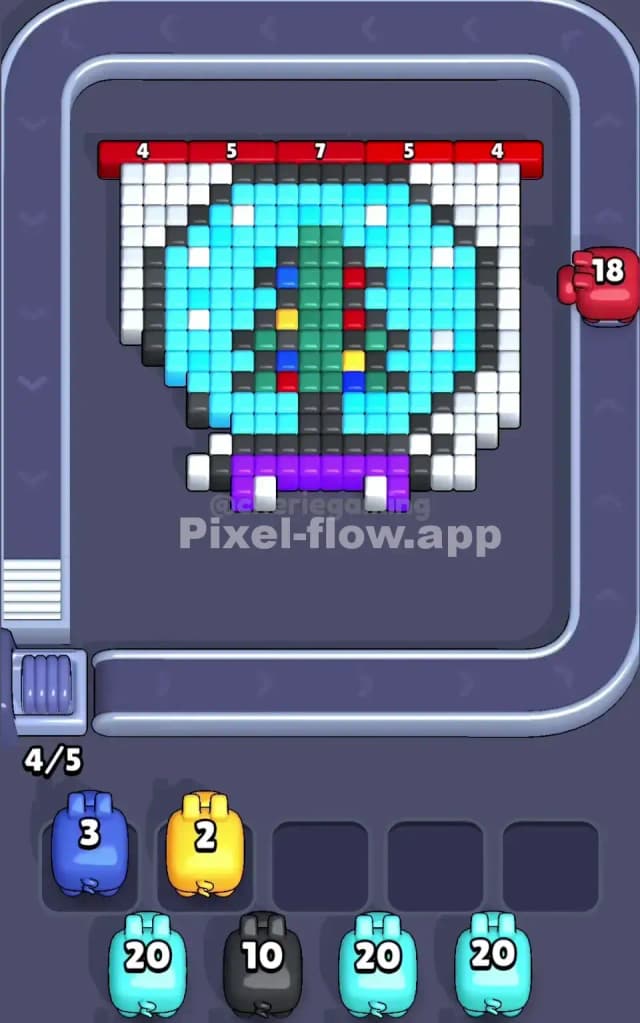 Pixel Flow Level 33 Solution 1