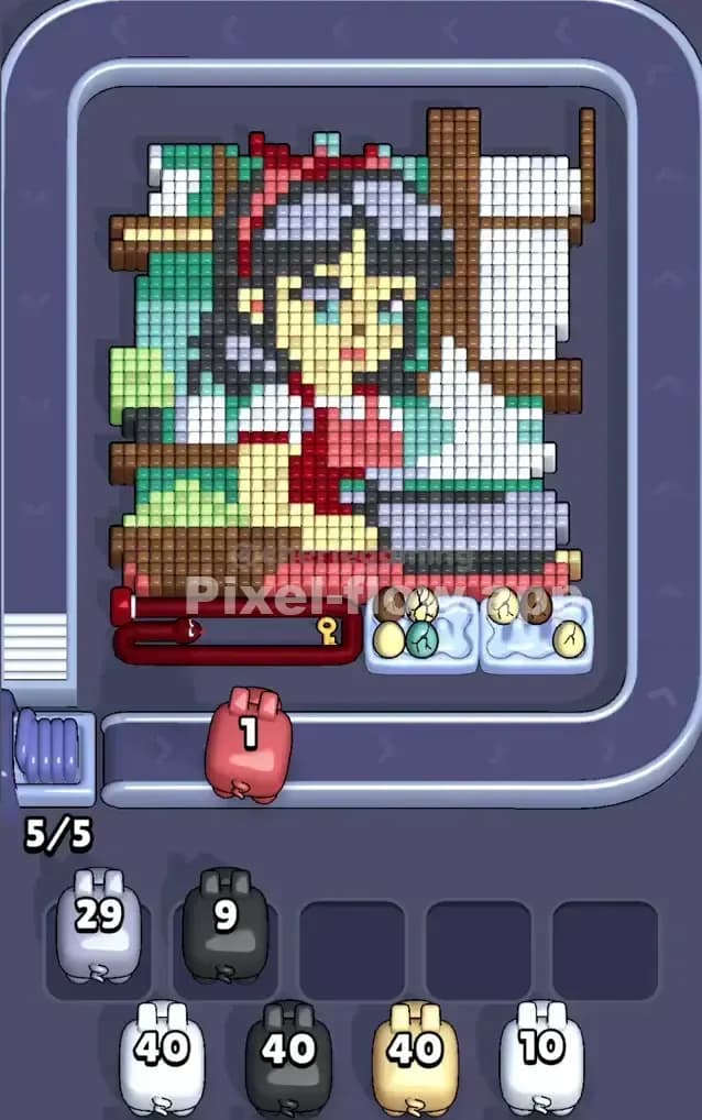 Pixel Flow Level 247 Solution 3