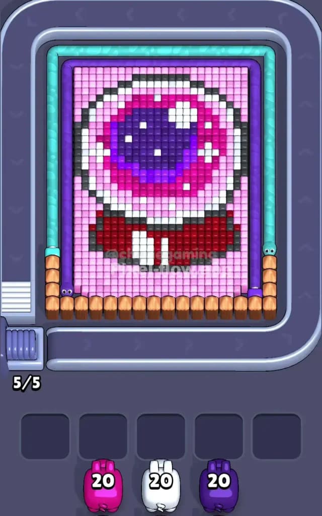 Pixel Flow Level 529 Gameplay