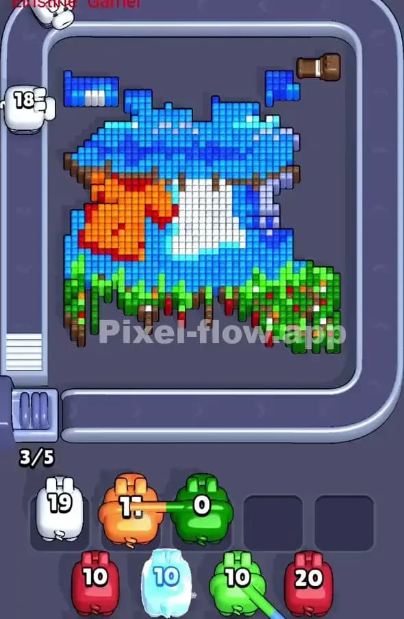 Pixel Flow Level 378 Solution 1