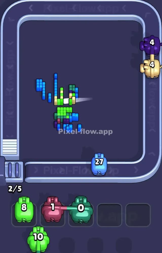 Pixel Flow Level 1115 Solution 3