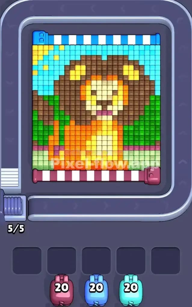 Pixel Flow Level 251 Screenshot