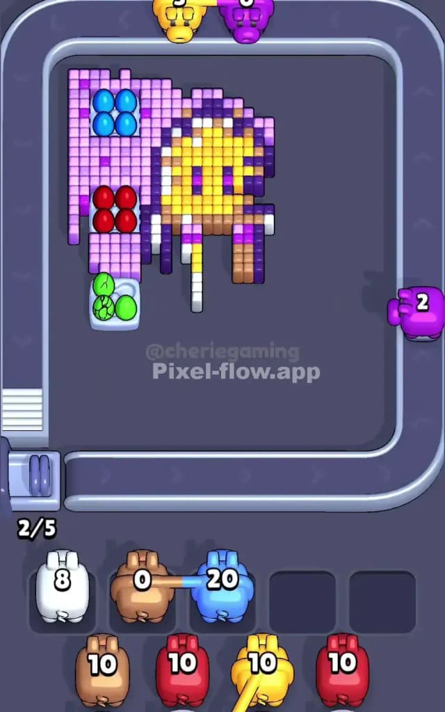 Pixel Flow Level 657 Solution 2