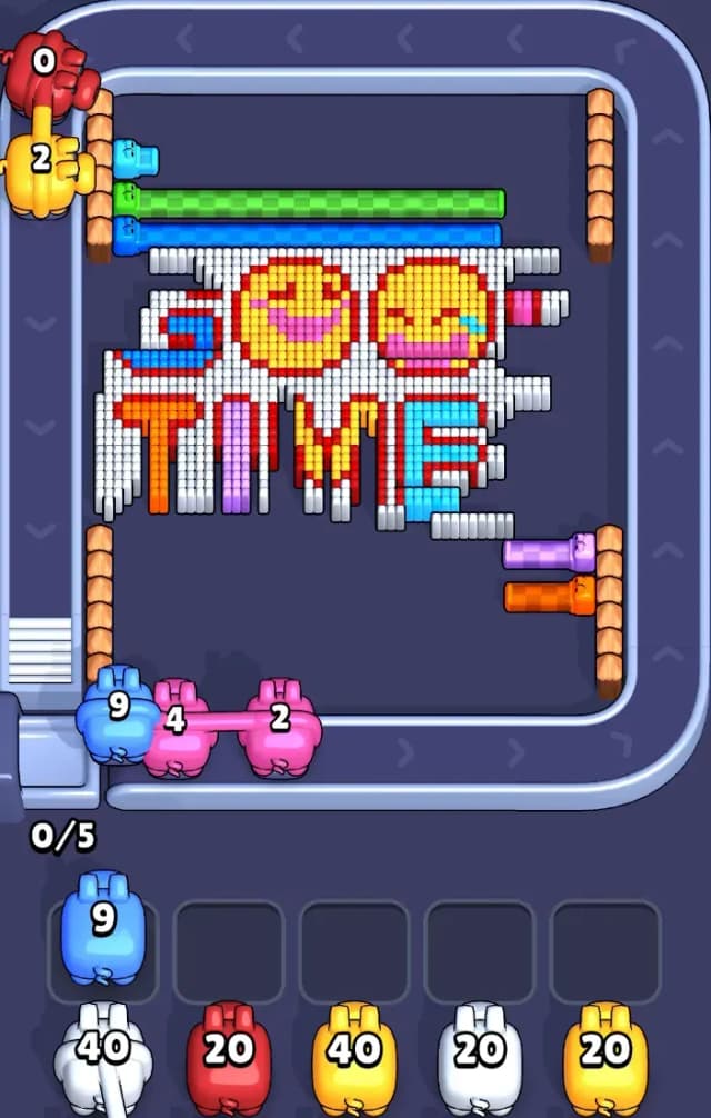 Pixel Flow Level 694 Solution 2