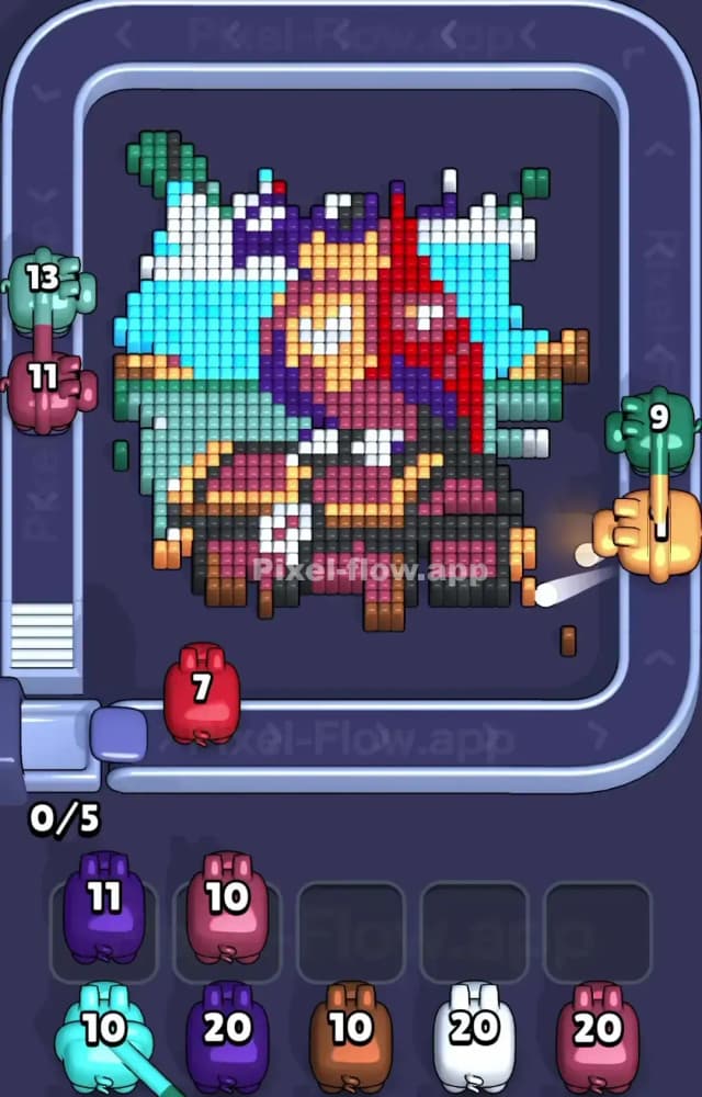Pixel Flow Level 1352 Solution 1