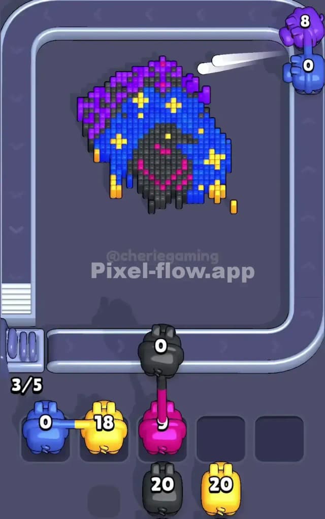 Pixel Flow Level 241 Solution 2