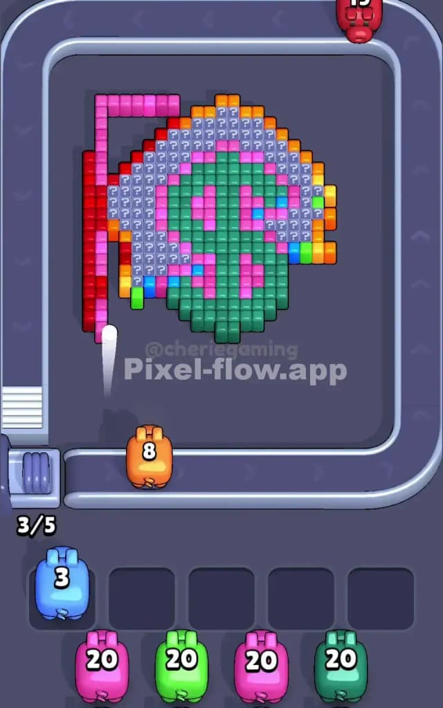 Pixel Flow Level 86 Solution 1