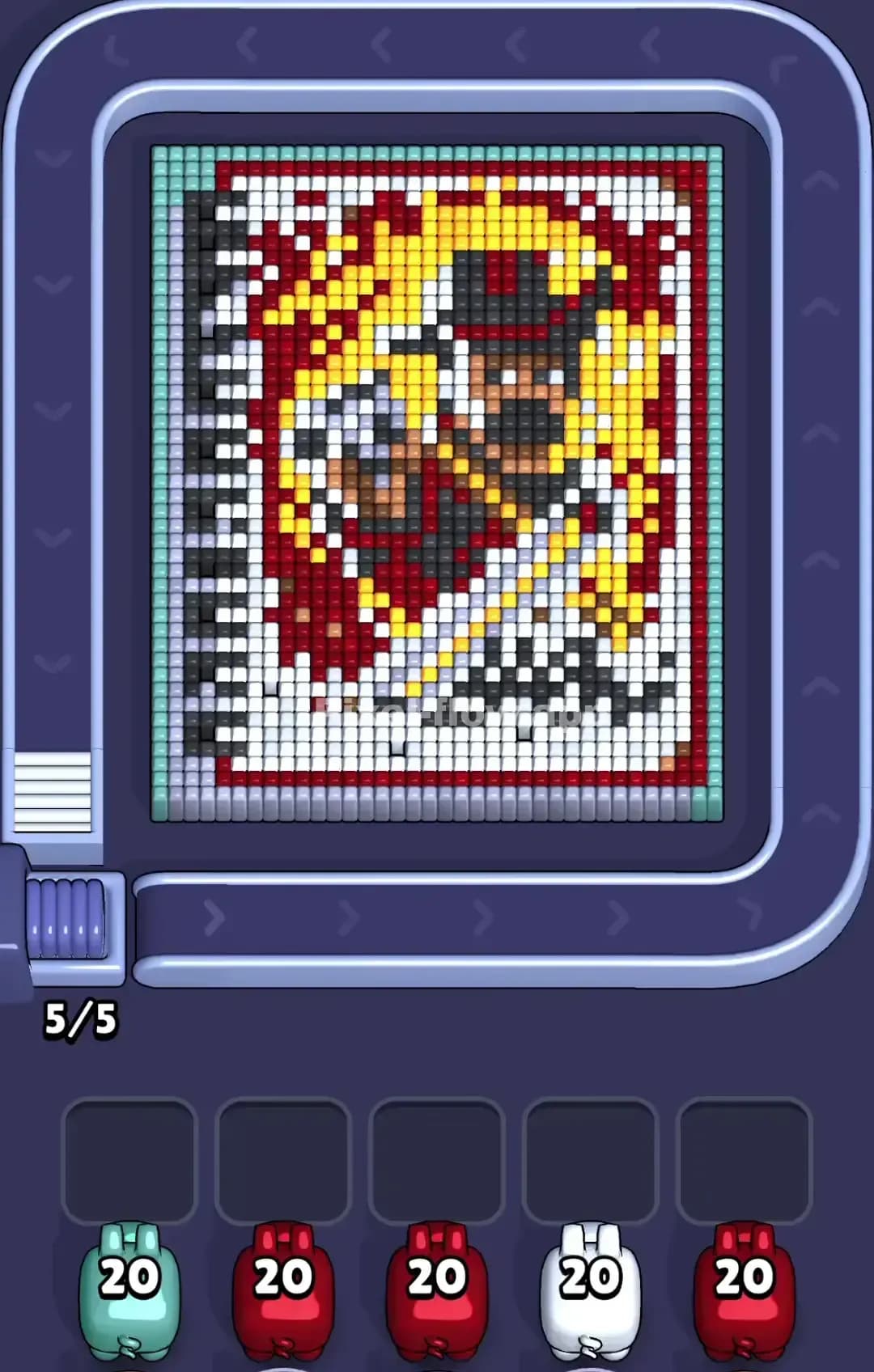 Pixel Flow Level 890 Screenshot