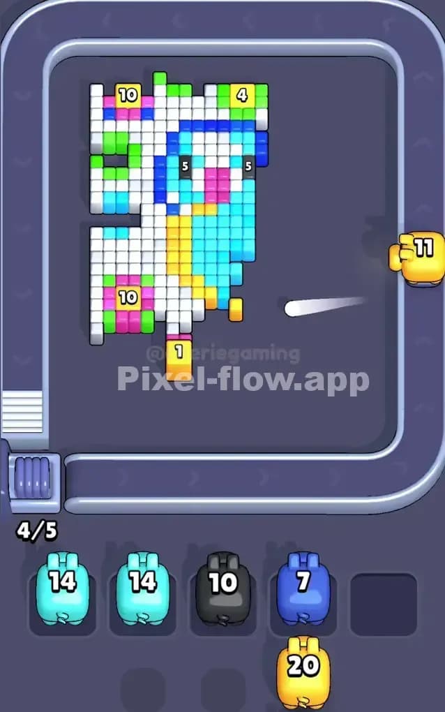 Pixel Flow Level 252 Solution 2