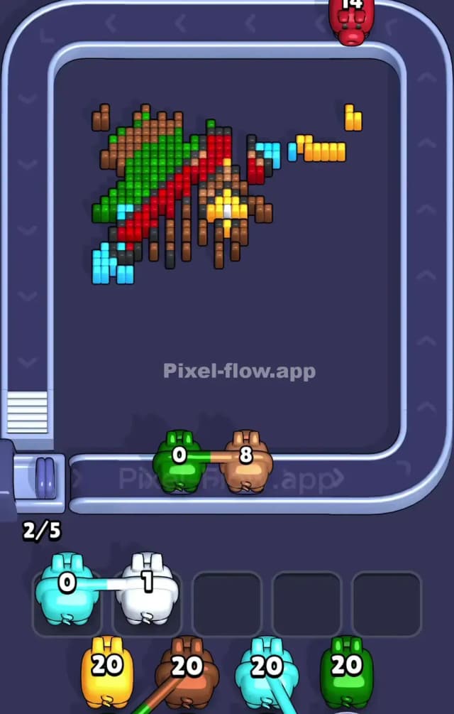 Pixel Flow Wood House Level Solution 3