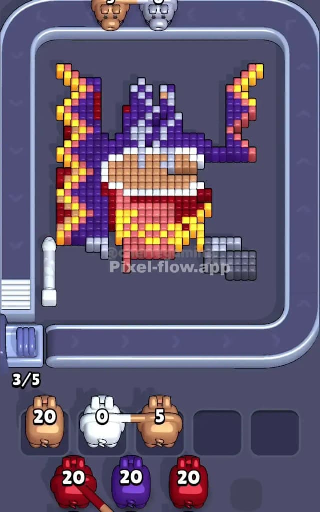 Pixel Flow Level 597 Solution 2