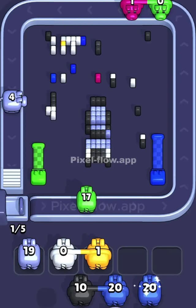 Pixel Flow Level 795 Solution 3