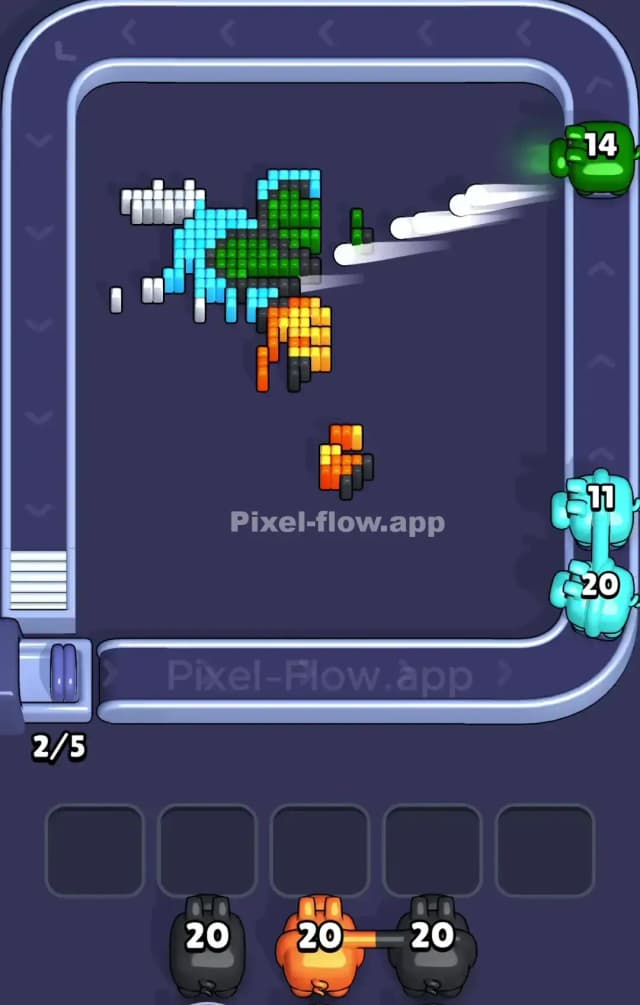 Pixel Flow Level 856 Solution 3