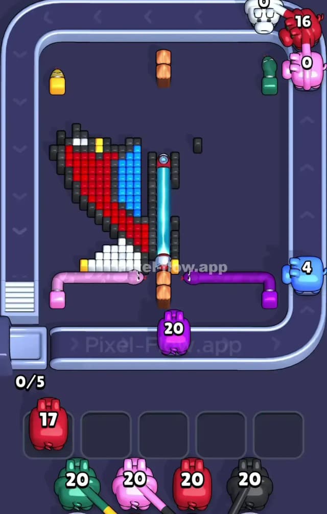 Pixel Flow Level 816 Solution 2