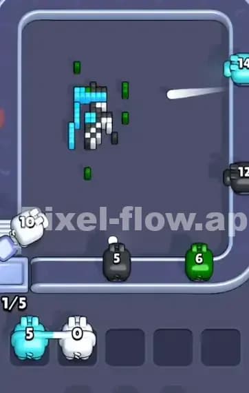Pixel Flow Level 317 Solution 3