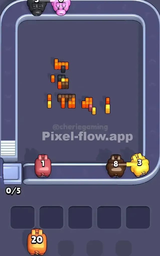 Pixel Flow Level 255 Solution 3