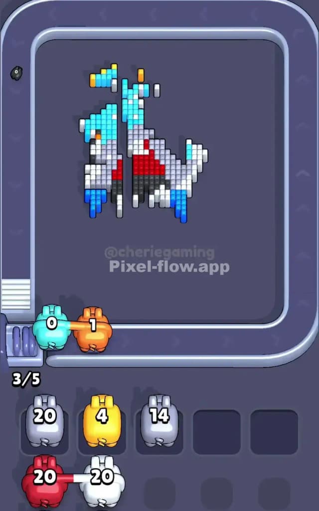 Pixel Flow Level 737 Solution 3