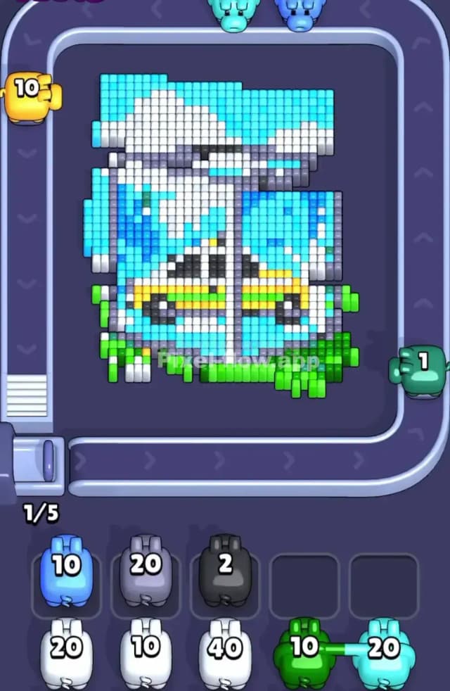 Pixel Flow Level 1655 Solution 1