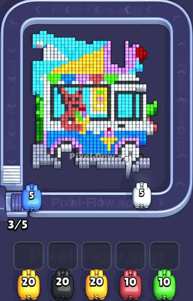 Pixel Flow Level 1116 Solution 1