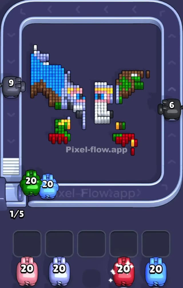 Pixel Flow Level 900 Solution 3