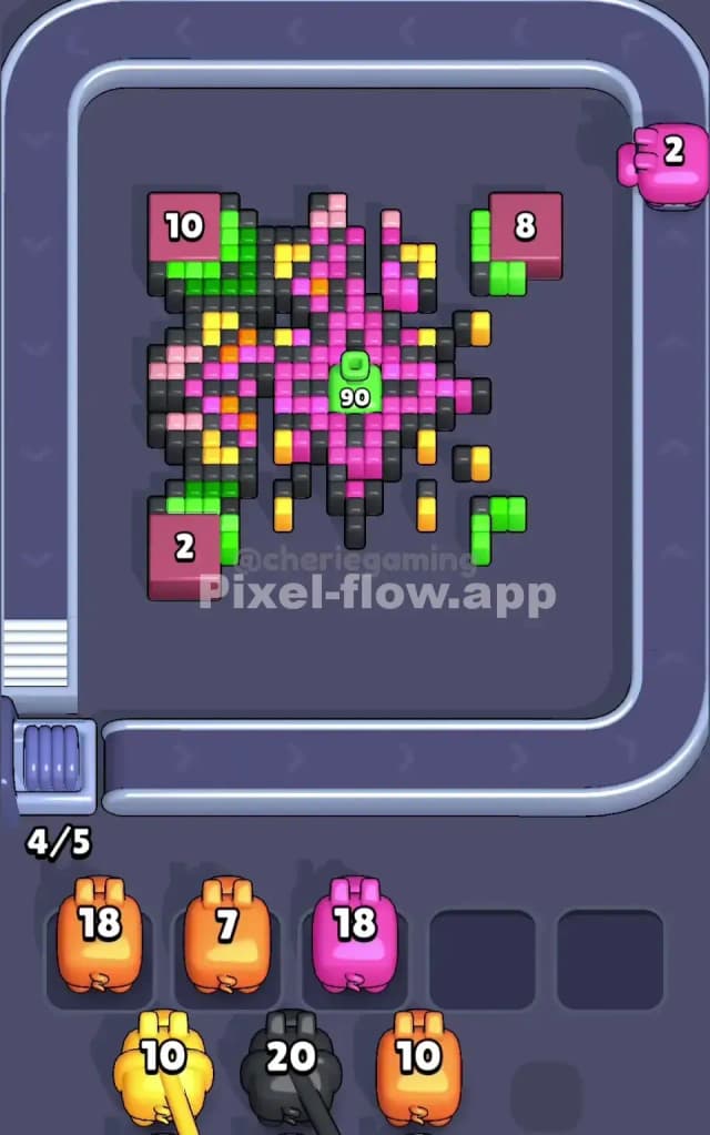 Pixel Flow Level 119 Solution 1