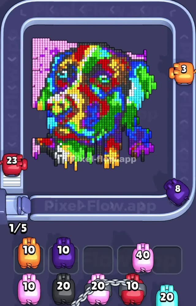 Pixel Flow Level 1079 Solution 1