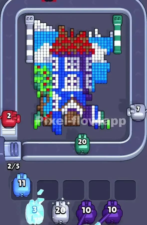 Pixel Flow Level 363 Solution 1