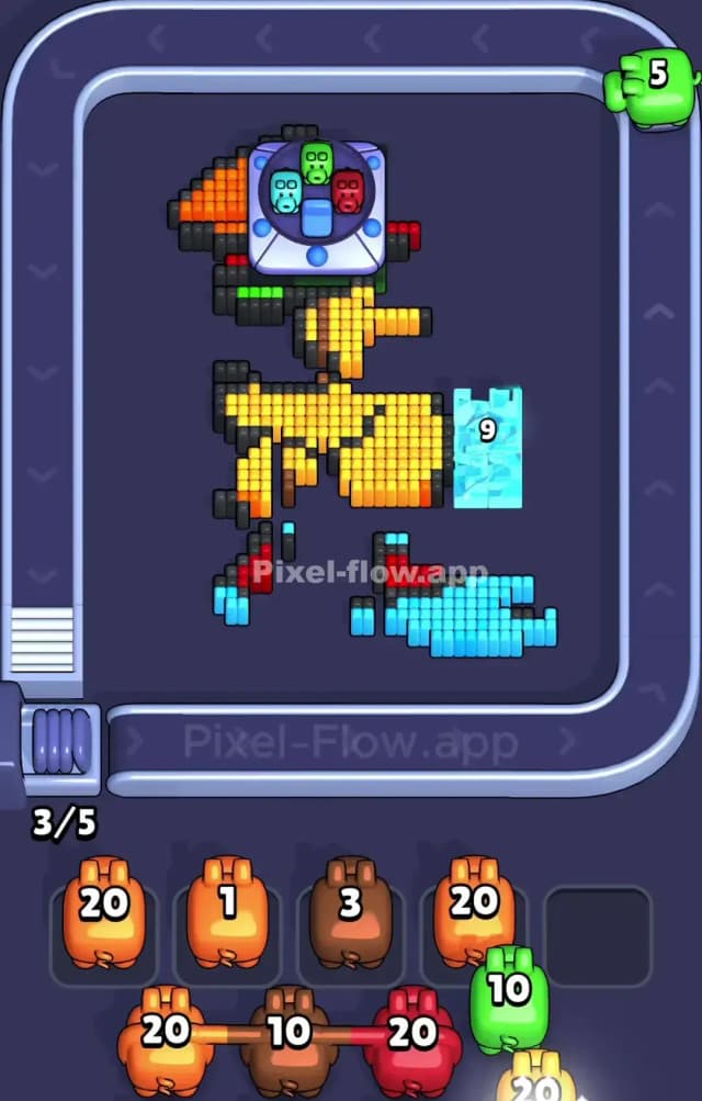 Pixel Flow Level 959 Solution 2