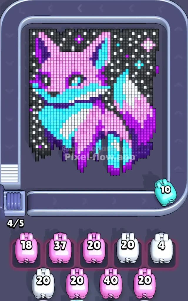 Pixel Flow Level 419 Solution 1