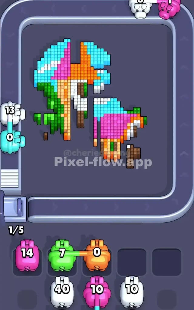 Pixel Flow Level 193 Solution 2