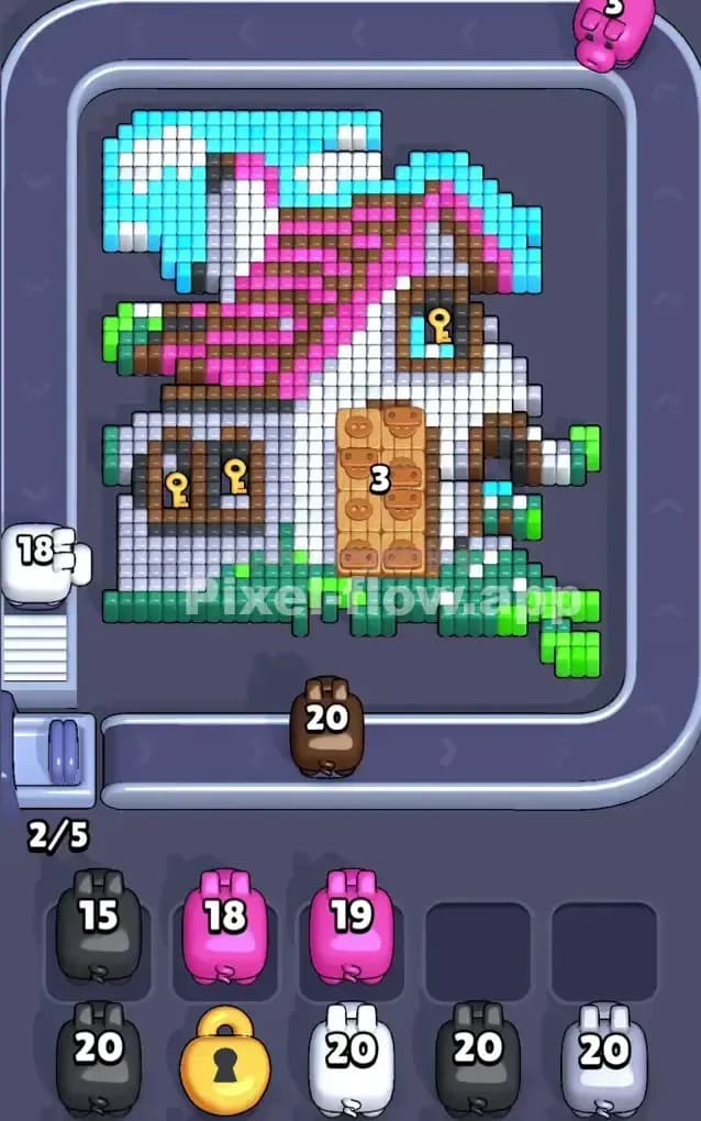 Pixel Flow Level 272 Solution 1