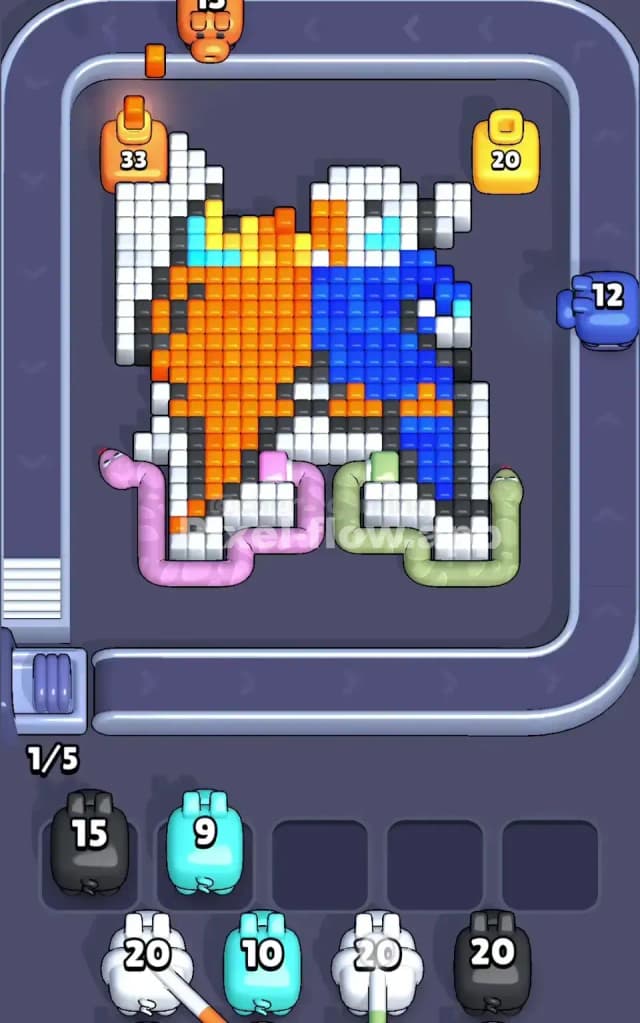Pixel Flow Level 152 Solution 1