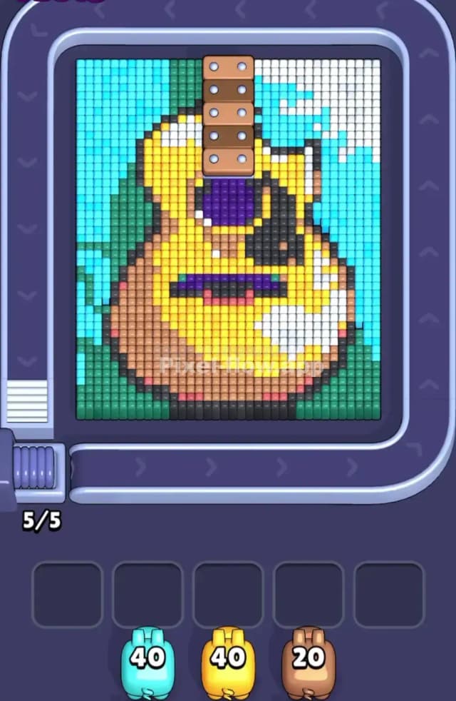 Pixel Flow Level 1628 Gameplay
