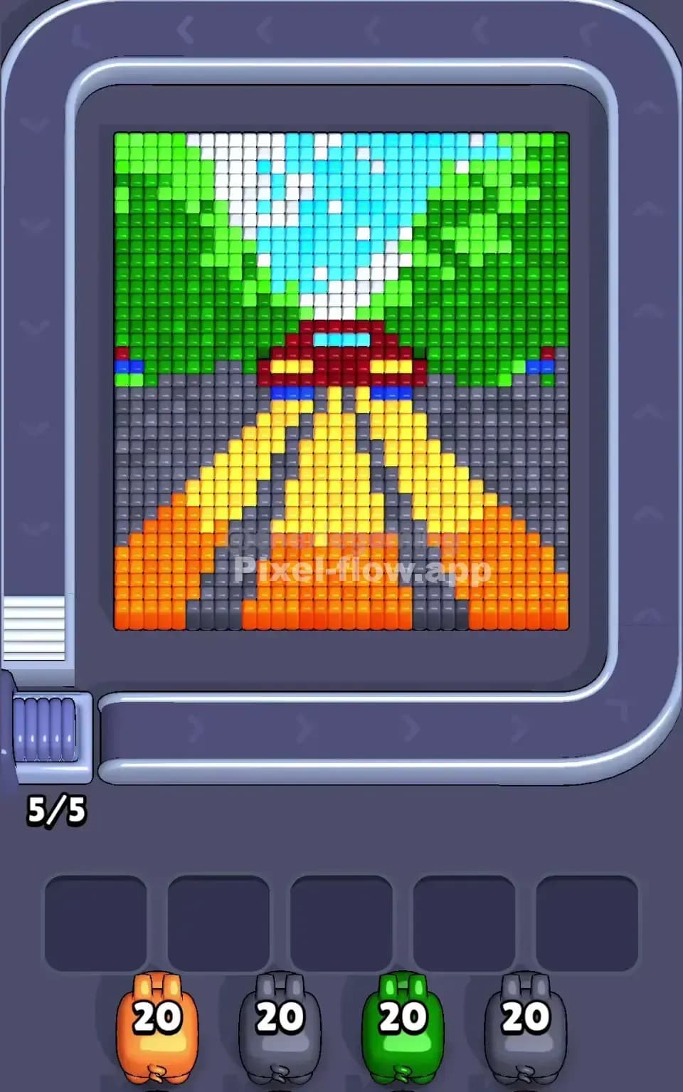 Pixel Flow Level 568 Screenshot