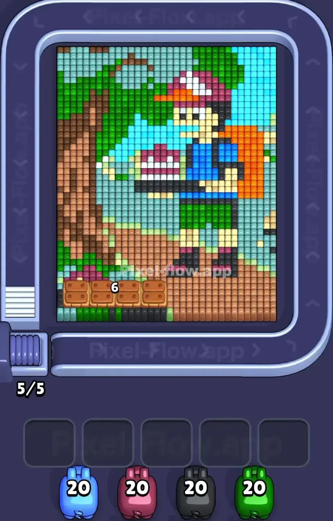 Pixel Flow Level 1499 Screenshot