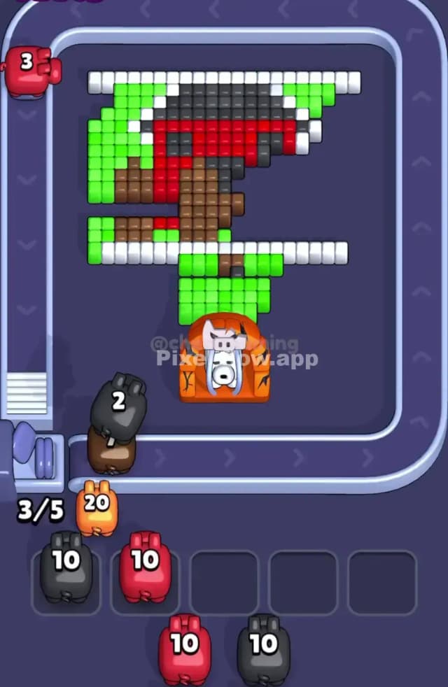 Pixel Flow Level 1701 Solution 2