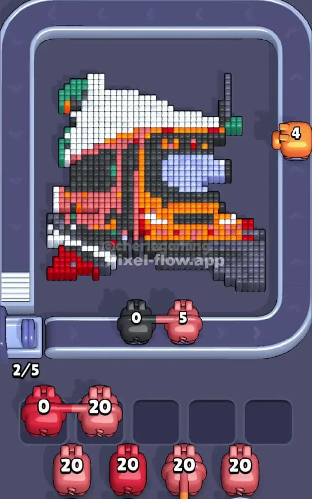 Pixel Flow Level 322 Solution 1