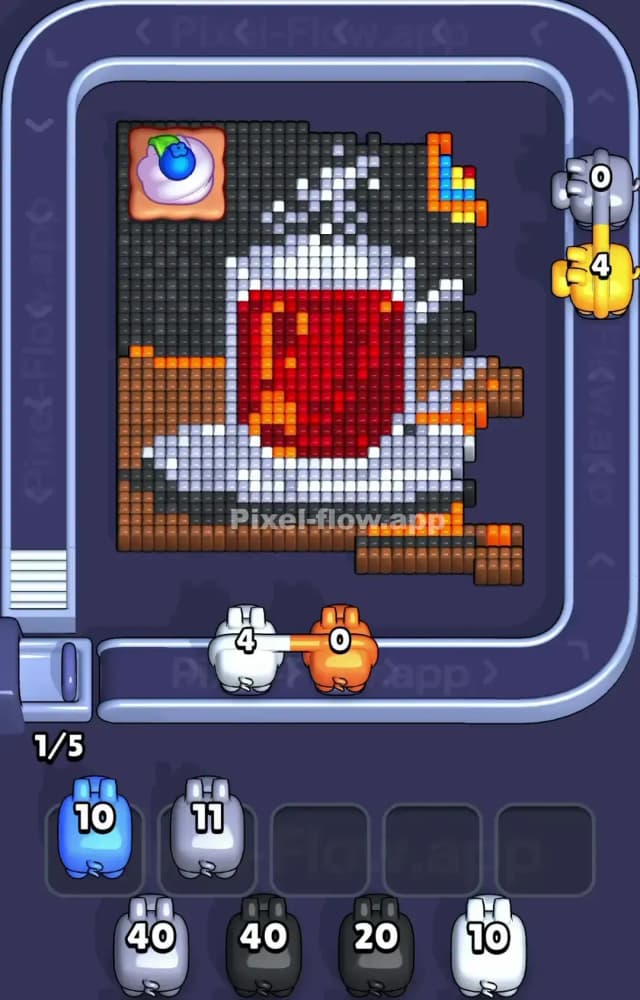 Pixel Flow Level 1217 Solution 1