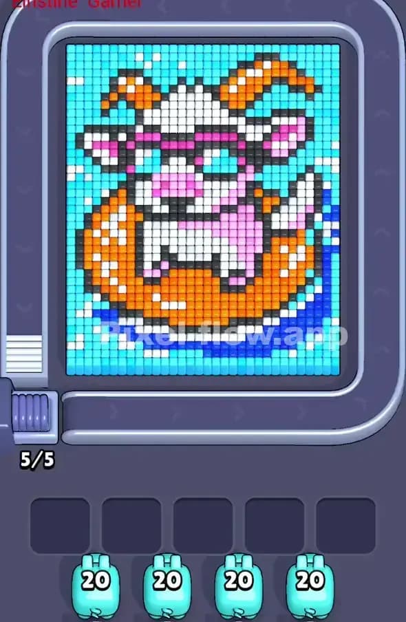 Pixel Flow Level 376 Gameplay