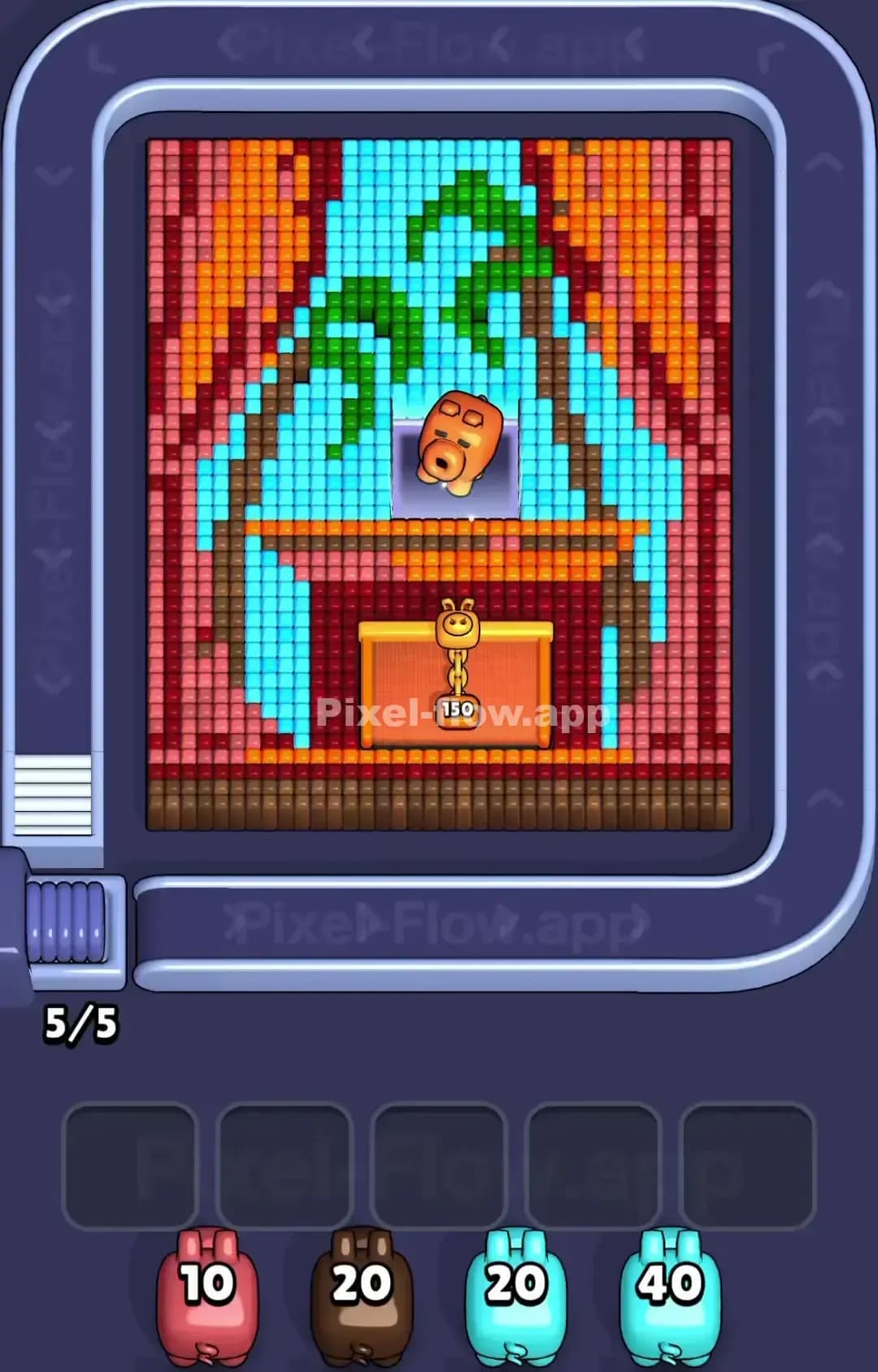 Pixel Flow Level 1579 Screenshot