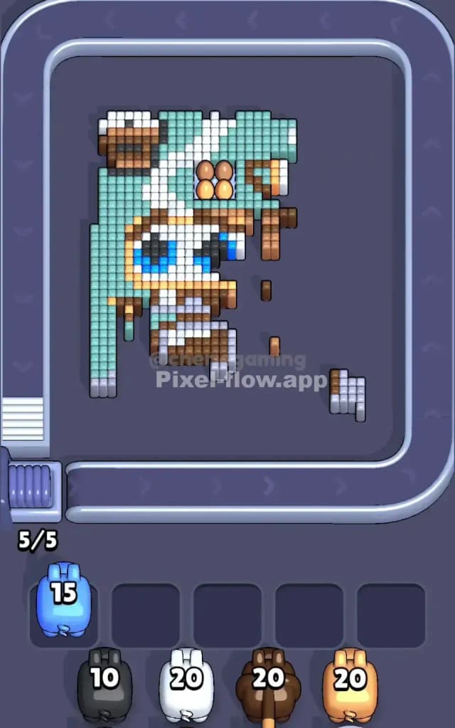 Pixel Flow Level 754 Solution 2
