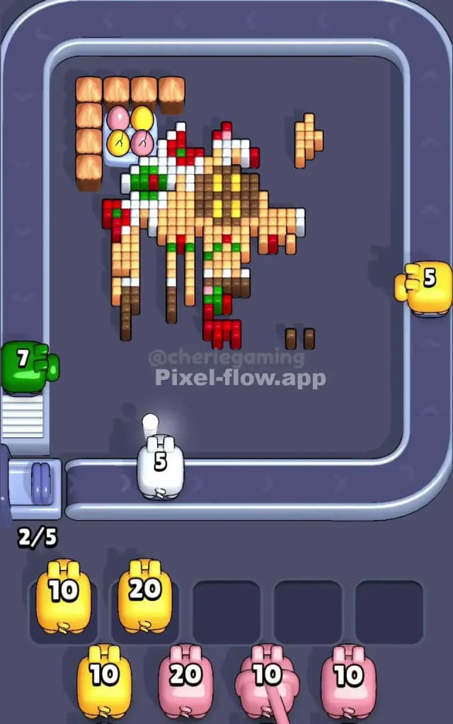 Pixel Flow Level 318 Solution 2