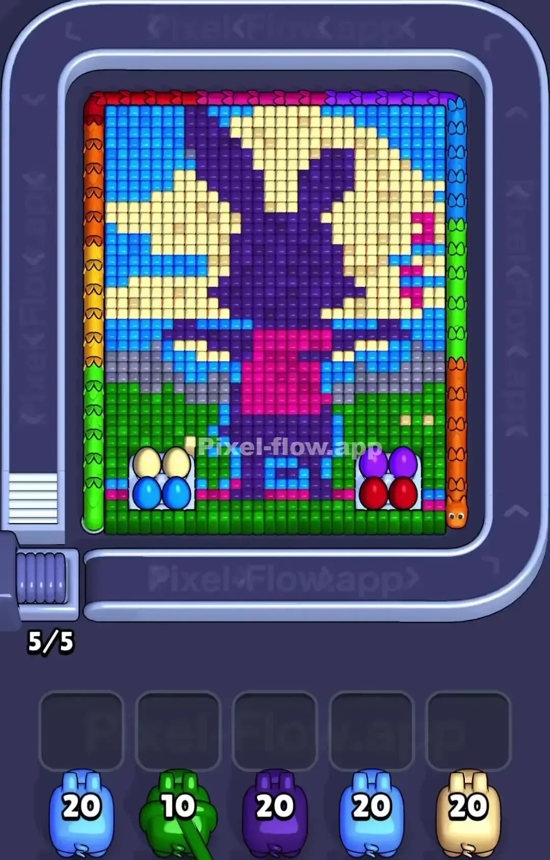 Pixel Flow Level 1393 Screenshot