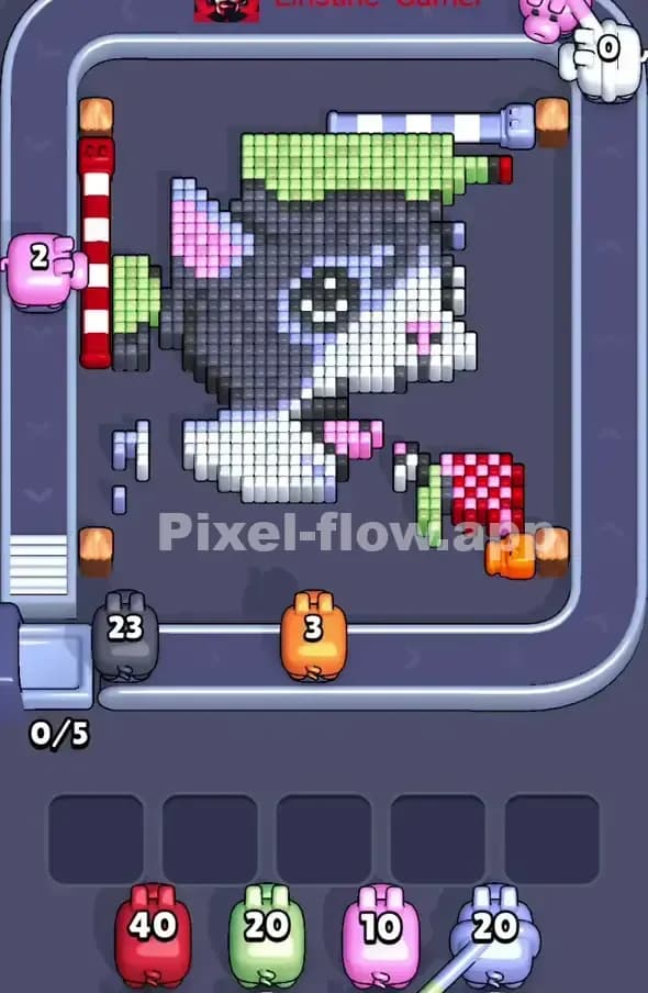 Pixel Flow Level 343 Solution 2