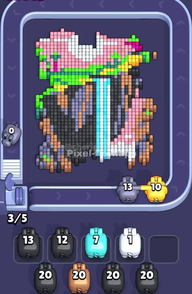Pixel Flow Level 1636 Solution 1
