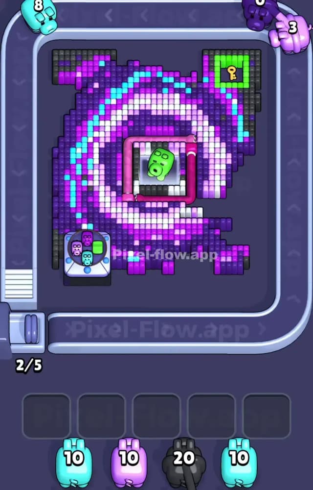 Pixel Flow Level 1030 Solution 1