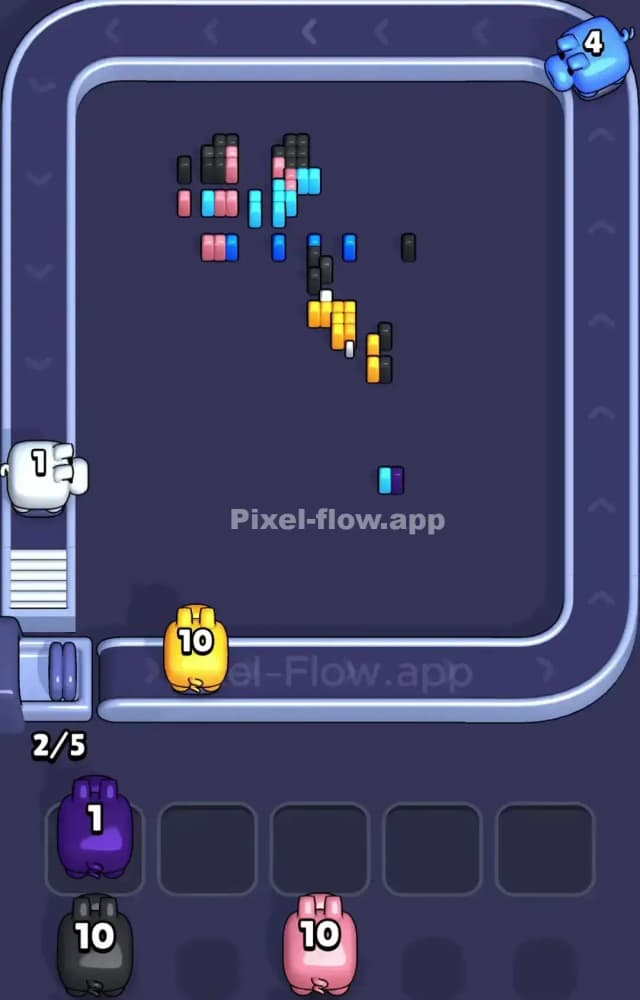 Pixel Flow Level 999 Solution 3