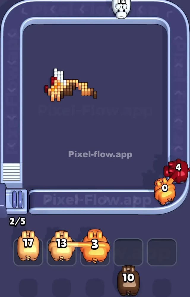 Pixel Flow Level 1044 Solution 3