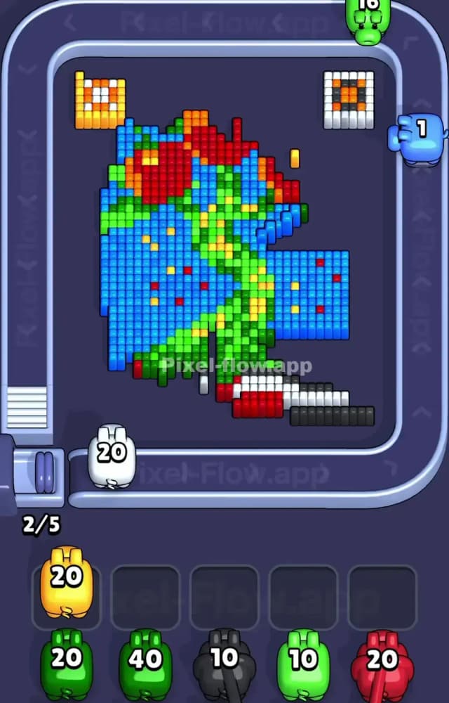 Pixel Flow Level 1144 Solution 2